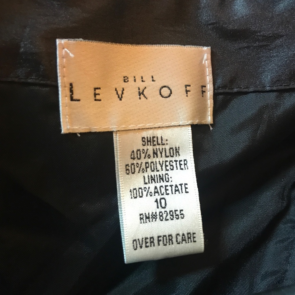 Bill Levkoff black gown